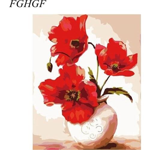 FGHGF Frameless pictures Digital oil painting decorative pictures hand painted canvas painting by numbers