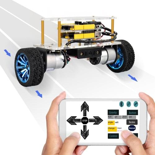 Keyestudio Self-balancing Car Kit For Arduino Robot Car /STEM Kits Toys for Kids