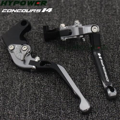 !Logo(CONCOURS 14) For Kawasaki For Kawasaki CONCOURS 14 2007-2017 2016 2015 2014 2013 2012 CNC Motorcycle Brake Clutch Levers