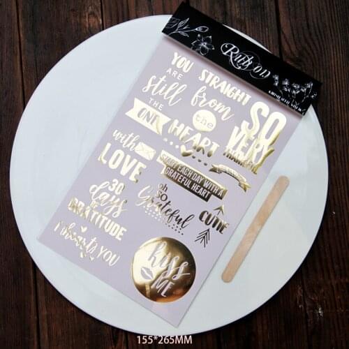 Stamping letters series Stickers Scrapbooking Happy Planner/Card Making/Journaling Project C132