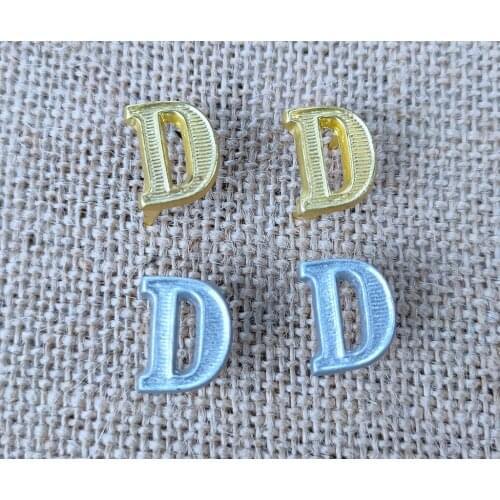 Deutschland Shoulder Board Cyphers in Silver And Gold PAIR OF