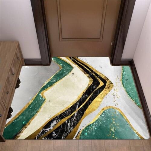 Silk Loop Non-Slip Door Mat Carpet Front Door Mat Bath Corridor Mat Small Carpet Foot Pad Living Room Kitchen Home Doormat