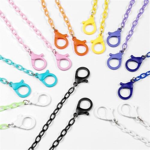 New acrylic glasses chain multifunctional anti-lost neck strap chain storage artifact portable glasses mask lanyard accessories