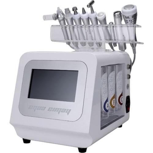 9 in 1 oxygen jet water demerbrasion machine skin whitening exfoliating anti-aging small bubble aqual peel hydrofacial