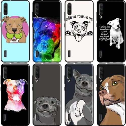 Pit Bull Lovely Pet Dog Pitbull Cover For Xiaomi Mi 11 9T 10T Pro Mi A1 A2 A3 Note 10 Lite Case For POCO M3 F2 Pro X3 Fundas