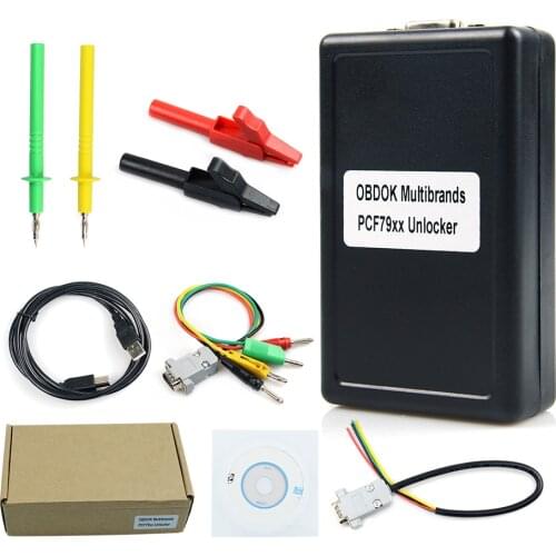 Free Shipping OBDOK Multibrands PCF79xx Unlocker Key Programmer For Used Original Remote and Keyless Types New Device Renewing