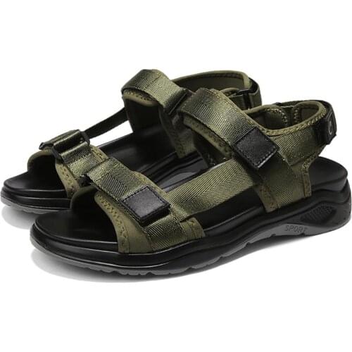 ZXCP Summer man sandals, outdoor sandals, breathable sandals, sweat absorption anti - odor