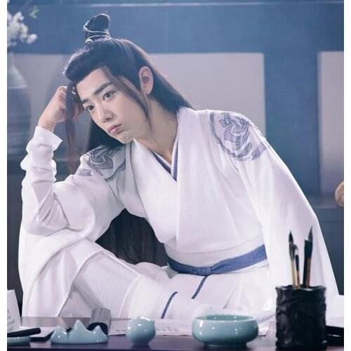 TV Series Mo Dao Zu Shi The Untamed Wei Wuxian Cosplay Costume Wei Ying Ancient Costumes for Halloween Carnival Fancy Party