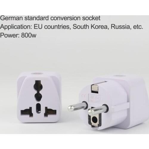 1pcs Universal KR American European AU EU US UK Power Plug Adapter USA Israel Brazil Travel Adapter Plug Converter Japan Korea