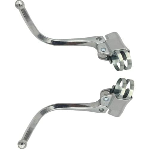 1Pair Bike Brake Lever Road Handlebar Bent Bar Brake Lever City Retro Bicycle Fixed Gear Bike Brake Handle Parts