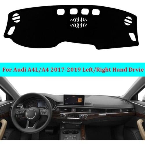 Car Inner Dashboard Cover Dash Mat Carpet Cushion Cape For Audi A4L A4 B9 2017 2018 2019 Sunshade DashMat Pad Cushion LHD RHD
