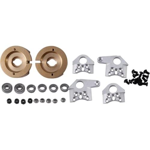 For Axial Wraith 90056 RR10 90048 1/10 RC Crawler Upgrade Parts Heavy Duty Internal Beadlock Wheel Weight Accessories