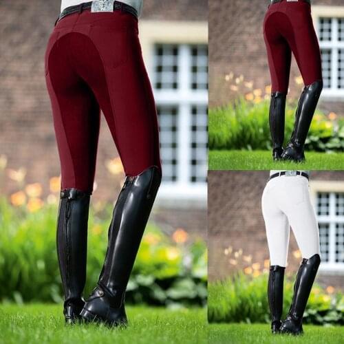 Womens Riding Pants Exercise High Waist Sports Riding Equestrian Trousers Trousers Fitness Sport Workout Gym Pants Running