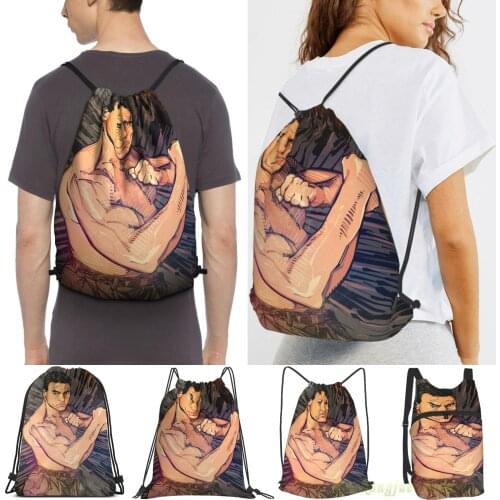 Jean-Claude Van Damme Women Drawstring Sackpack Gym Bags Men Outdoor Travel Backpacks For Training Fitness Swimming Bag