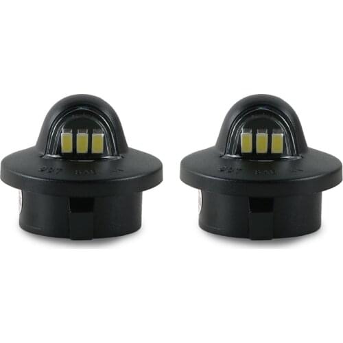 2Pcs 3LED License Plate Number Lamp Signal Lights For Ford F-150 F250 F350 1990-2014 Canbus Error Free