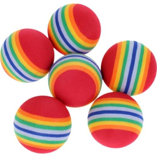 6 Pieces Light Soft Sponge Golf Practice Training Balls Golf Accessories