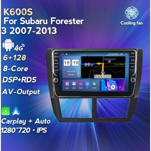 MEKEDE IPS 1280*720 Android 11 Car Radio Multimedia Video Player Navigation GPS 2 din For Subaru Forester 3 2007-2013 DSP+RDS BT