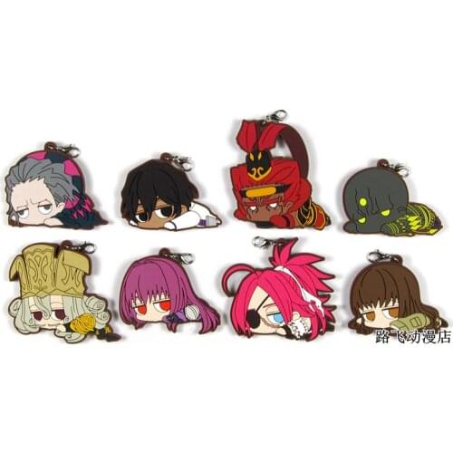 2018 New Arrival Fate stay night/FateEXTELLA LINK Original Japanese anime figureSilicone sweet smell key chain Anime rubber D169