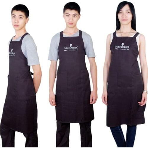 Black Color Hair Apron Universal For Men And Women, Hairdressing Apron SK-9 For Beauty Studio