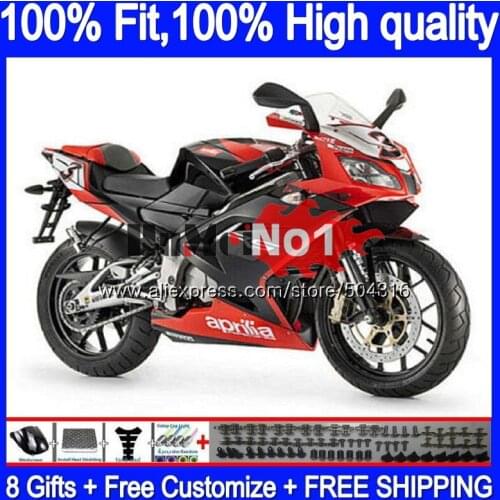 Injection For Aprilia RS-125 RSV125 R 34MC.87 RS 125 2006 2007 2008 2009 2010 2011 RS125 06 07 08 09 10 11Red Black Fairing
