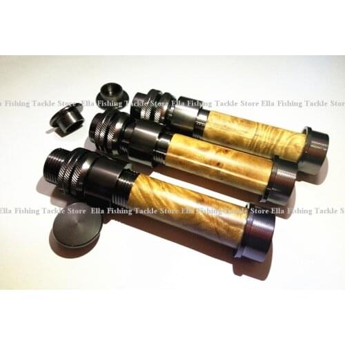 25g Gold camphorwood reel seat fly fishing rod reel seat 16# - Fishing Rod building DIY fishing rod Repair reel seat