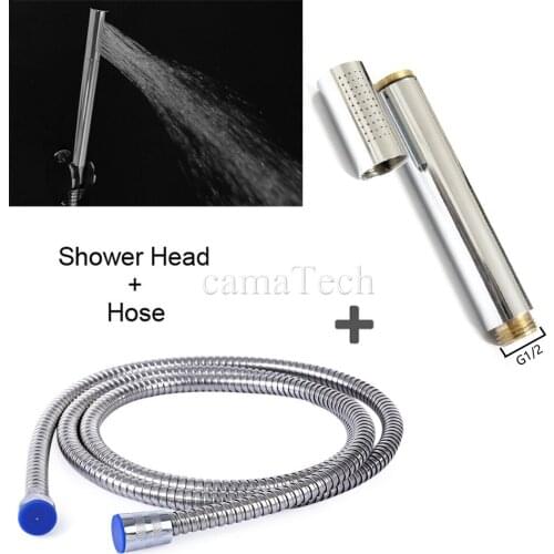 CamaTech Metal Anal Enemator Washing Vagina Douche Cleaner Enema Bidet Shower Head Rinsing Anus Plug Water Nozzle With 1.5M Hose