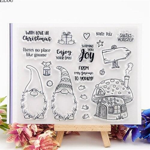 PANFELOU Cartoon old man hat Transparent Silicone Rubber Clear Stamps cartoon for Scrapbooking/DIY Easter wedding album