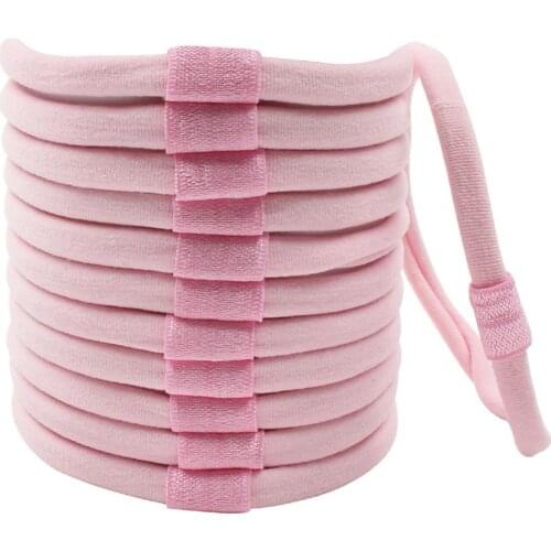 12pcs/lot 2020 Classical Interchangeable Attached Nylon Headband Hot-sale Functional Hair Bands For Girl Hair Accessories