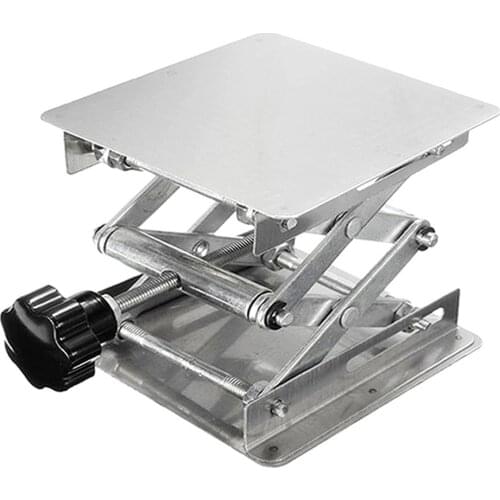 Router Lift Platform Manual Height Adjustable Lifting Table Woodworking Engraving Laboratory Lifting Stand 100mm 150mm 200mm