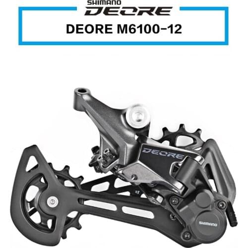 SHIMANO DEORE Mountain Bike RD-M6100-SGS Rear Derailleur Iamok 12-speed SHADOW RD+ Bicycle Parts