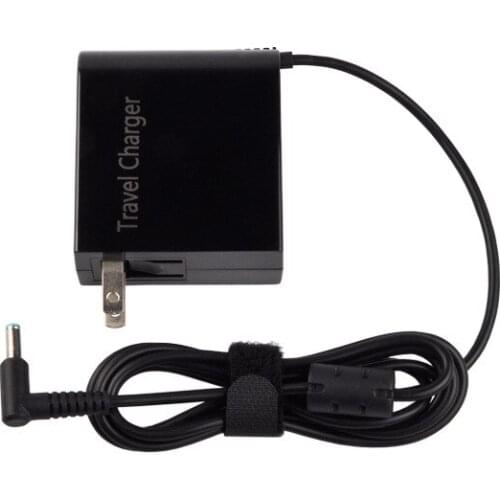 19.5V 3.33A 65W Travel Power Adapter Charger For HP Envy14/15 Pavilion M4/15 PPP009C 15-j009WM 14-k001XX 14-k00TX Light Version