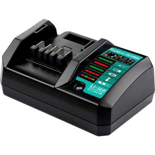 For Makita 14.4V-18V Li-Ion Battery Charger DC18WA Rechargeable Power Tool 100V-240V Lithium Battery Charger BL1815G BL1413G