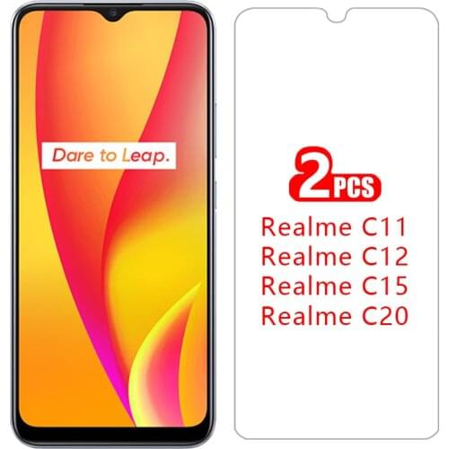 Protective tempered glass for realme c15 c11 c20 c12 screen protector on realmi c 15 11 20 12 15c 11c 20c 12c realmec15 reame 9h