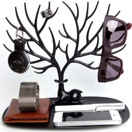 1PC European Style Storage Holder Creative Antlers Jewelry Racks Accessories Rack Ornaments Shelf Display Storage Racks OK 0435