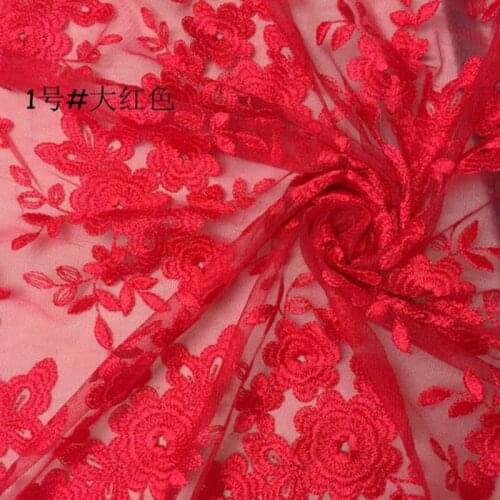 2Yards Emboidered Lace Trim Flower Venise Lace Sewing Lace Fabric For Wedding Dress Costume Diy Decoration Free Shipping