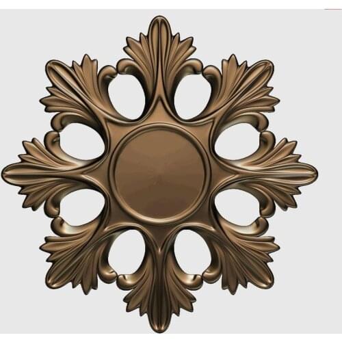 3d model relief for cnc in STL file format rosette_41