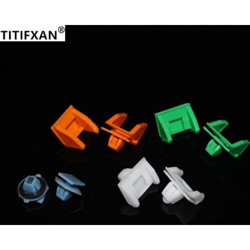 12PCS Car plastic fasteners for Toyota Alphard Prado Previa Lexus door guard panel trim slatted bottom skirt clip