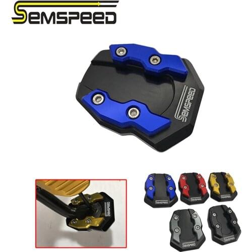 CNC Kickstand Stand Sidestand Plate Extension Enlarger Pads For YAMAHA Aerox155 NVX155 125 150 2015-2018 2019 2020 Accessories