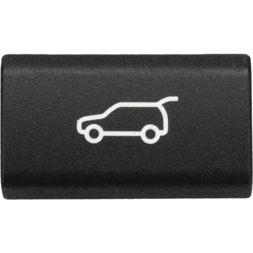 Tailgate Rear Trunk Switch Button Cover for BMW X5 E70 2006-2013 X6 E71 2008-2014 Plastic Black Tail Cap Switch