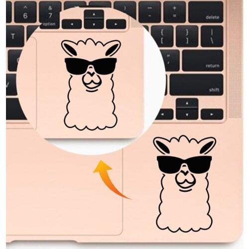 Llama With Sunglass Trackpad Laptop Sticker for Macbook Decal Pro Air Retina 11 12 13 15 inch Mac Book Skin 14 Notebook Sticker