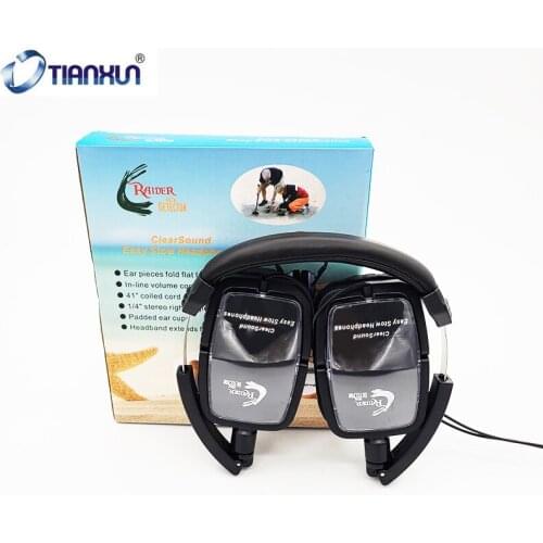 Metal Detector earphone Professional Metal Detector such as MD-6250 TX-850 Headphone Round hole Metal Detector headset