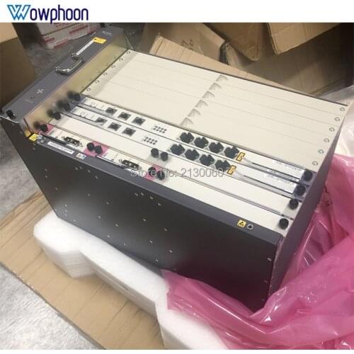 MINI Huawei MA5683T 10G OLT Fttb/Fttc/Ftth GPON EPON OLT (Chassis + 2xSCUN + 2xPRTE + 2x X2CS )