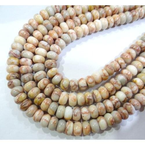 Wholesale Natural Stone Red Network stone Rondelle Beads 4*6mm 5*8mm Spacer Beads For Jewelry Making Bracelet Accessories