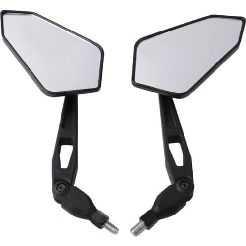 1 Pair Excellent Rear View Mirrors Universal High Strength Modified Parts Plastic Auxiliary Side Mirrors for Motorcycle