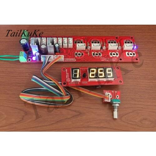 Relay Volume Board HIFI Volume Controller with Display Remote Volume Panel with Input Switching