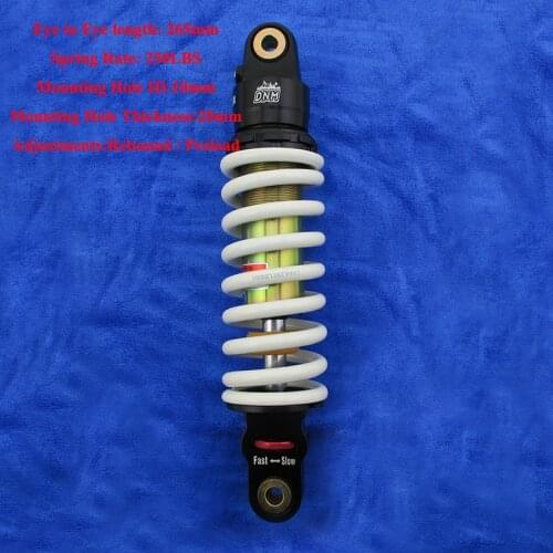 DNM MK-AR 265mm 250LBS Spring Rear Shock For Pit Dirt Bike or A-Style swingarms
