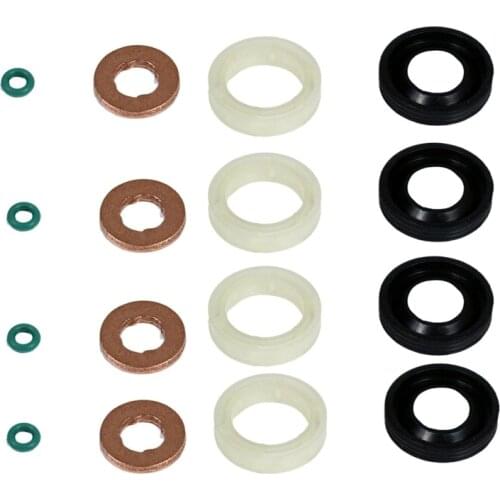 Injector Seal Kit Set Fits for Peugeot 207 307 407 Expert Partner 1.6 Hdi 2004