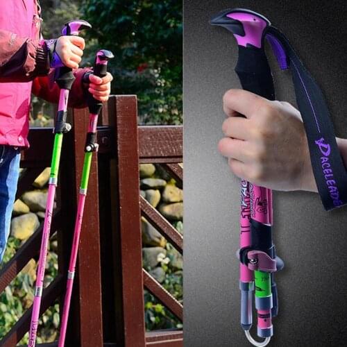 Trekking Poles Hiking Stick Hiking Poles Trekking Stick Walking Poles Walking Sticks for Outdoor телескопическая палка