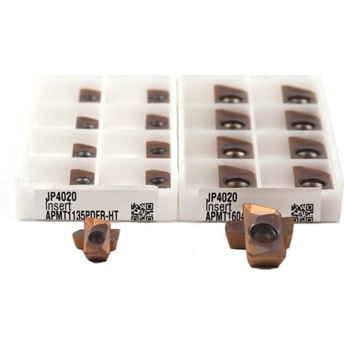 10PCS Carbide Inserts APMT1135 APMT1604 PDER HT JP4020 Milling Turning Tool CNC Lathe Machine Metal Mill Cutter APMT Blade