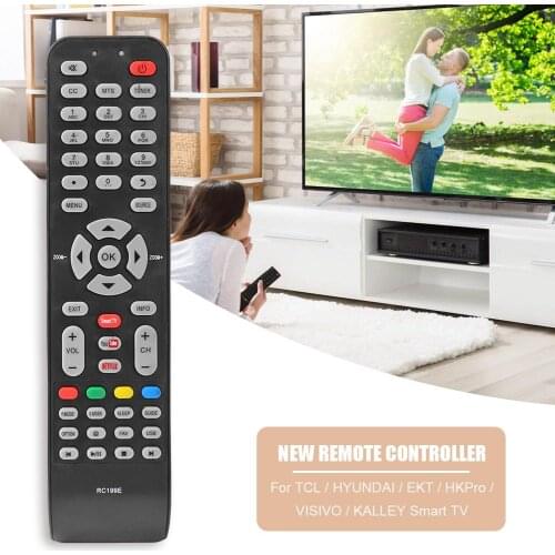 Universal Smart TV Remote Control Replacement Universal06-519W49-C005X for TCL/HYUNDAI/EKT/HKPro/VISIVO Smart Television